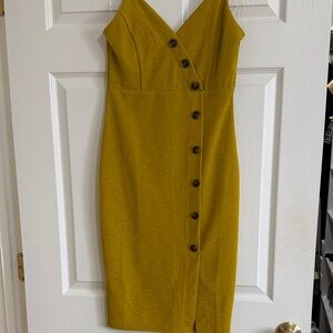 Windsor Mustard Strapless Dress